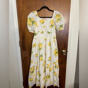 Rachel Parcell Midi Lemon Dress.